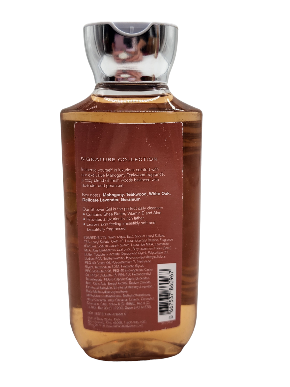 1 X Mahogany Teakwood Shower GEL Bath & Body Works 10oz A68 for sale