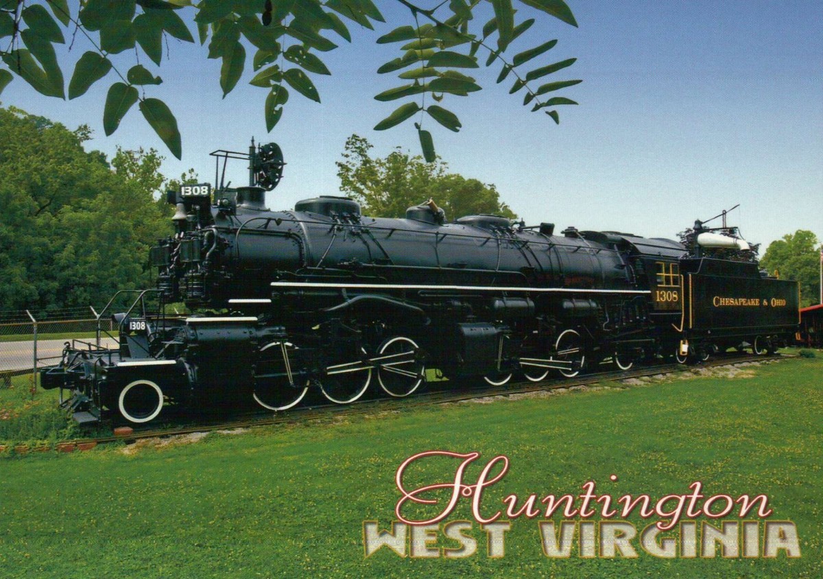 C & O Steam Locomotive #1308, Ritter Park Huntington West Virginia