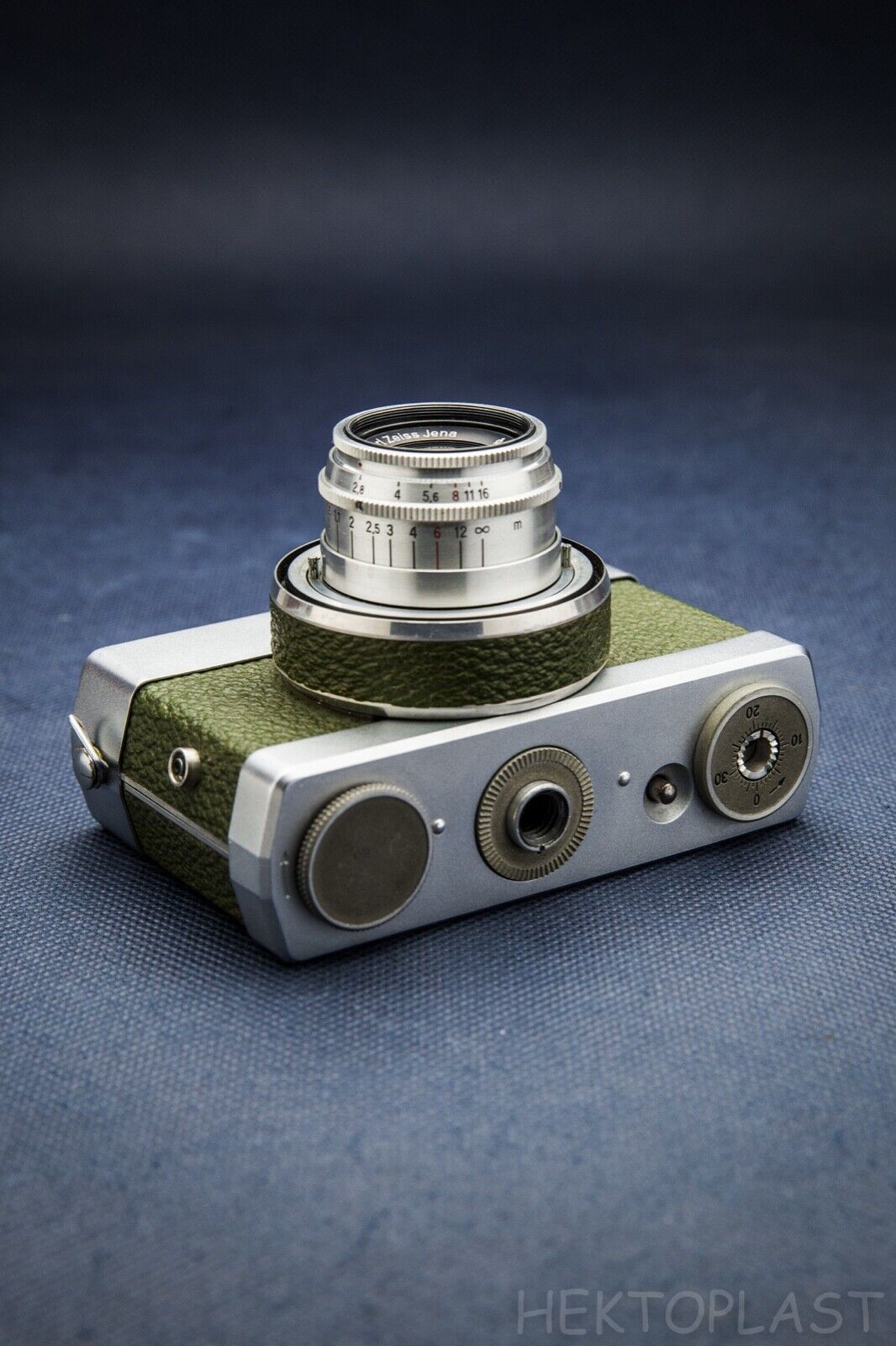 Werra Prototyp Prototype Camera Carl Zeiss Jena Tessar 2.8/50 Green Olive  RARE
