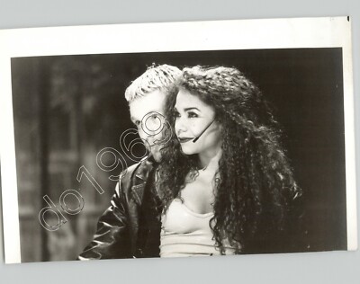 Stars ADAM PASCAL & DAPHNE RUBIN VEGA in 'RENT' New York 1996 Press Photo