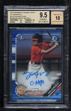 2019 Bowman Draft Chrome Pick Blue Refractor /150 Grant McCray BGS 9.5 Auto ya6