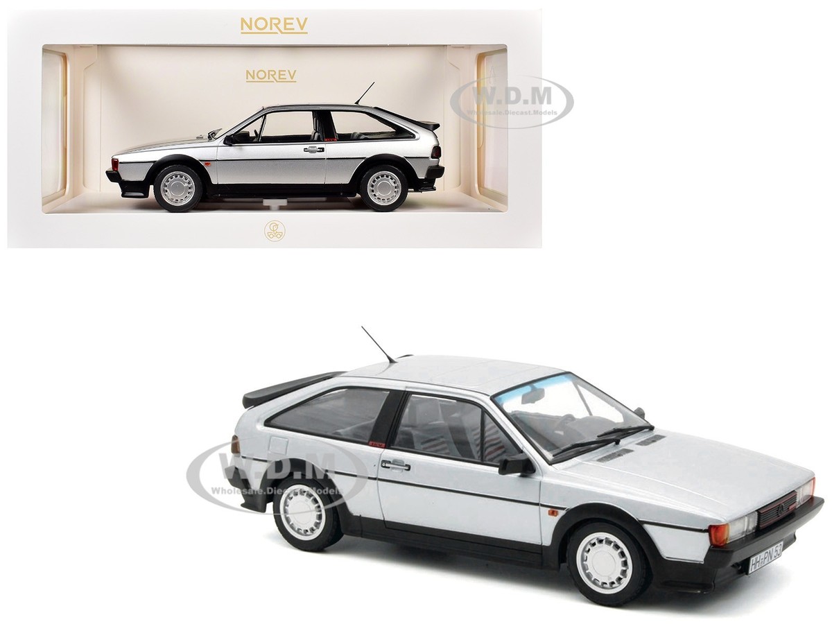 1988 VOLKSWAGEN SCIROCCO GTX 16V FLASH SILVER 1/18 DIECAST CAR BY