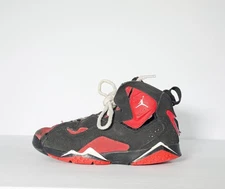 Kids 1Y Jordan True Flight Black University Red
