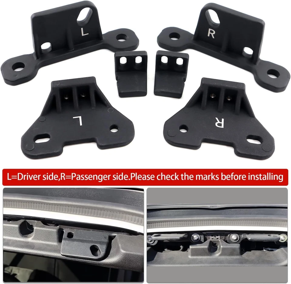 Kit de soporte de montaje de techo rígido para Wrangler JL y Gladiator JT 2018-2024 Foto 4 de 4