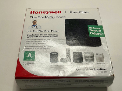 Honeywell A Odor Reducing Pre-Filter 3 In Package W12 Honeywell A Odor Reducing Pre-Filter 3 In Package W12
