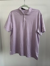 Nike Golf Polo Shirt Men s Medium Purple Dri-FIT Performance Excellent