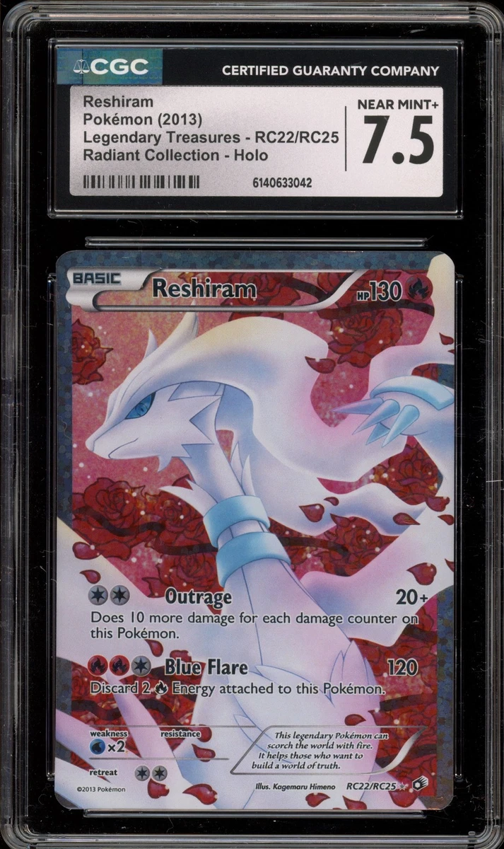 Reshiram Holo Pokémon TCG Individual Collectible Card Game Cards