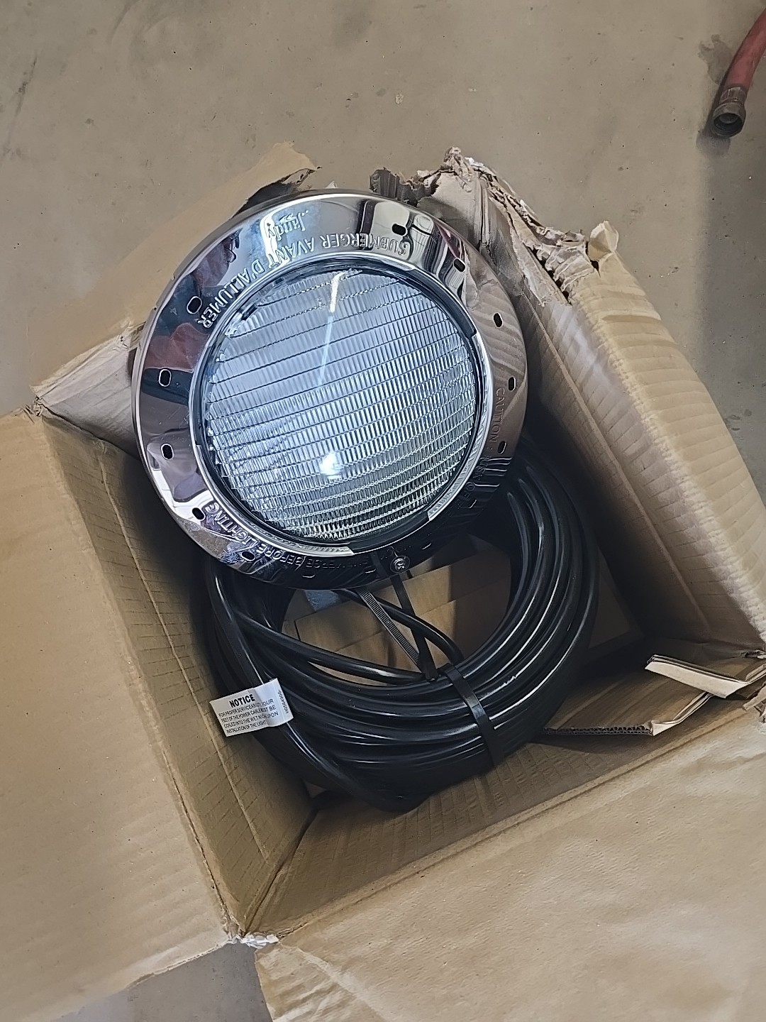 Jandy Large LED Pool Light, 120 V, 65 W - 100ft Cord