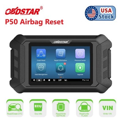 OBDSTAR P50 Reset Equipment Covers 90 Brands and 12400+ E-C-U Part No.