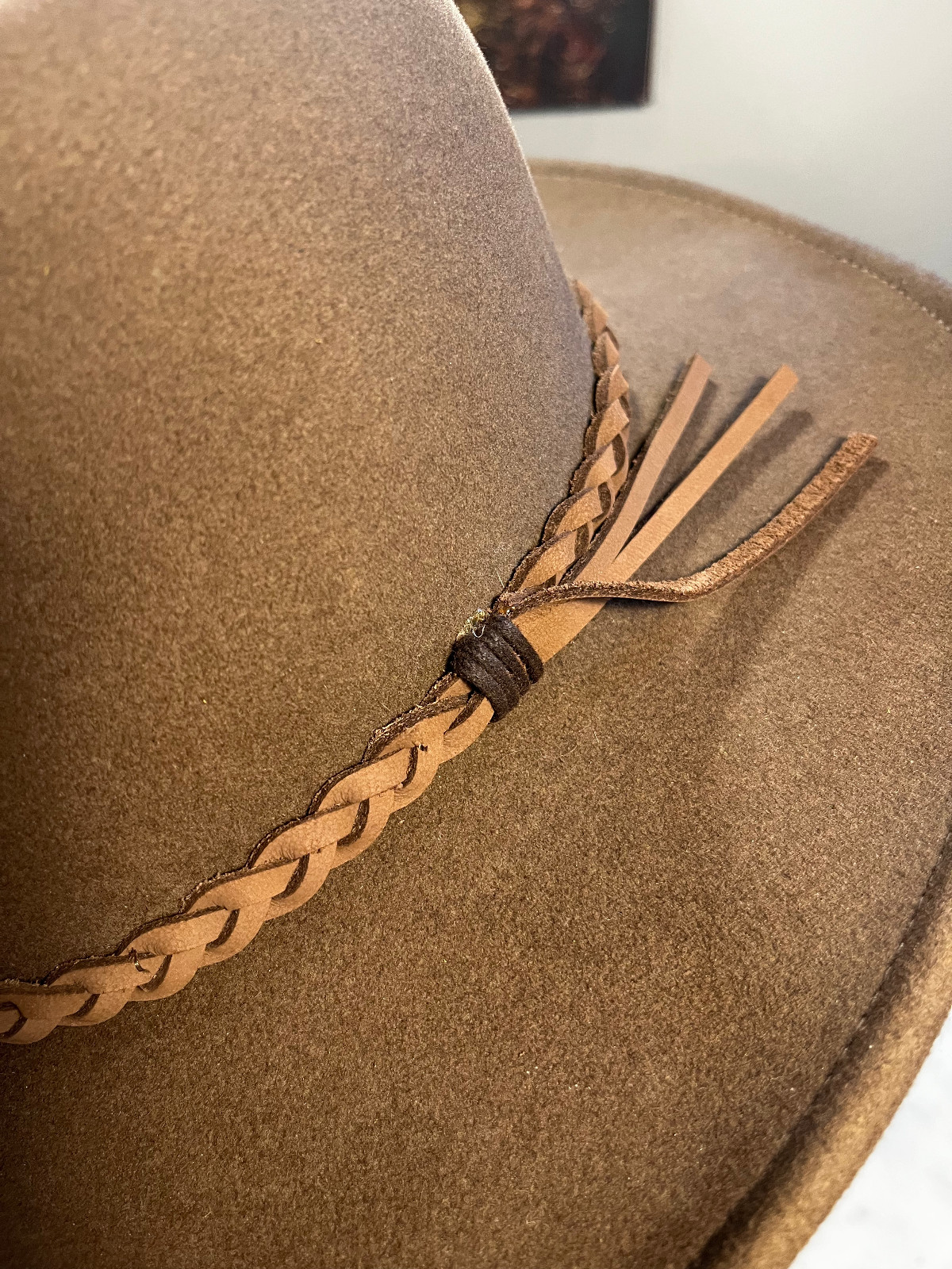 Bailey Switchback Pecan Outback Hat Lite Felt 100… - image 5