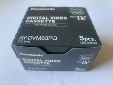 5 Pack Panasonic AY-DVM63PQ Mini DV Digital Video Cassette SEALED