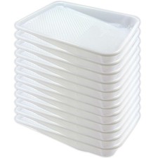 King Origin 9 Inch Paint Tray Liners Disposable, 12 9 Inch, 12 Pack, White 