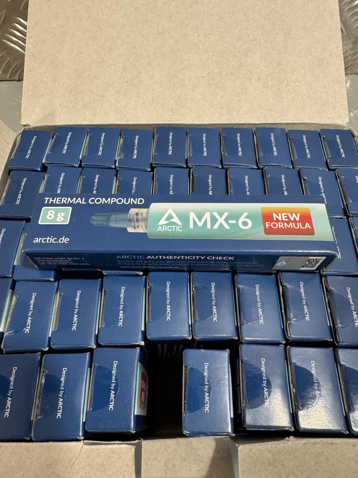 Box of 50x Arctic MX-6 Thermal Compound Paste Tube 8g Brand New Sealed 2