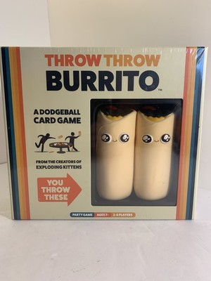 Throw Throw Burrito A Dodgeball Card Game by Exploding Kittens - New Sealed