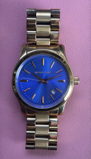 Michael Kors Blue Dial Analog Wristwatch Two-...