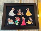 Disney Palm Aurora Belle Ariel Snow Princess Sidekicks Framed Gift Set Le 1000
