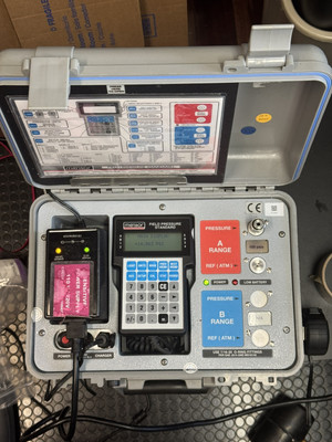 #ad Mensor 5050 Field Pressure Standard Set Pressure Gauge Kit Deadweight Tester $1400.00