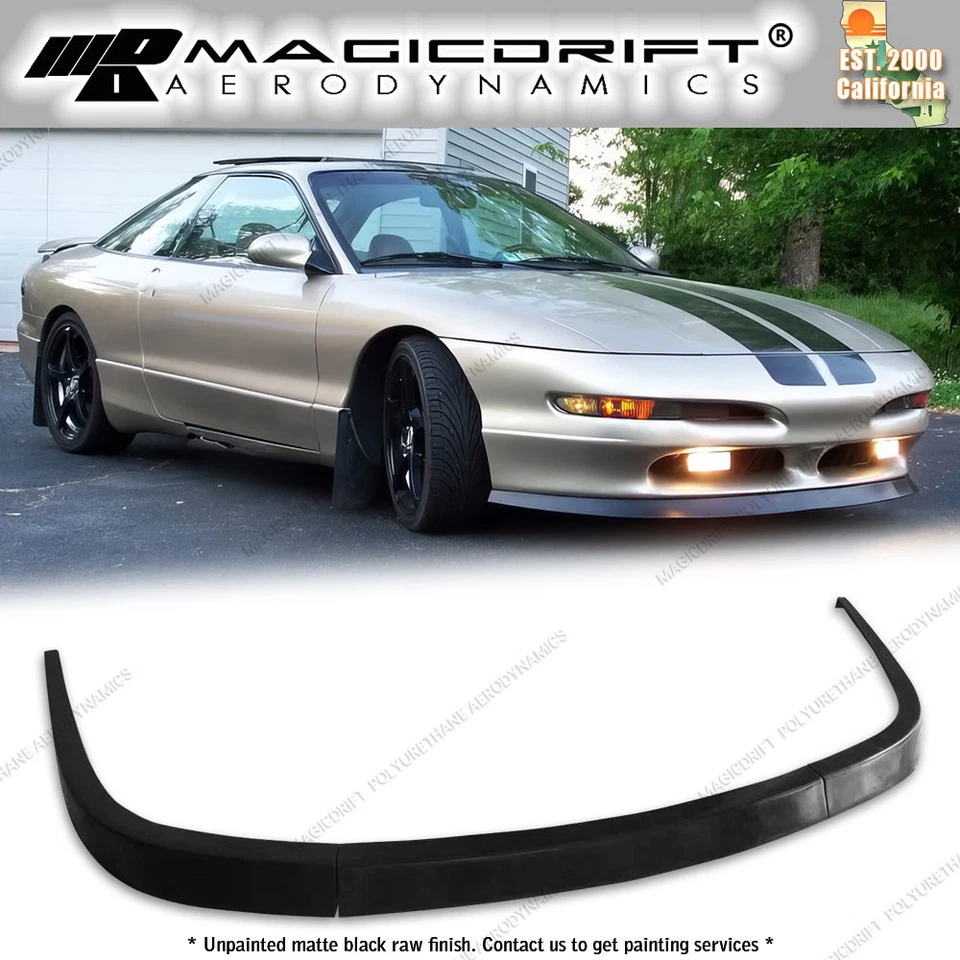 For 1993-1997 Ford Probe GT SE Front Bumper Lip Chin Spoiler Urethane 3PC Foto 3 de 4