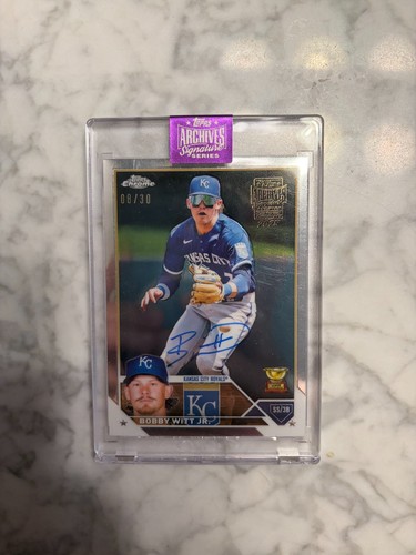 Bobby Witt Jr. 2025 Topps Archives Signature Series card