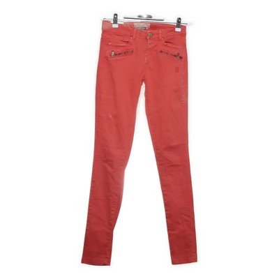 Bershka, Chino, Größe: S, Rot, Baumwolle/Elasthan, Einfarbig, Damen #Dsz