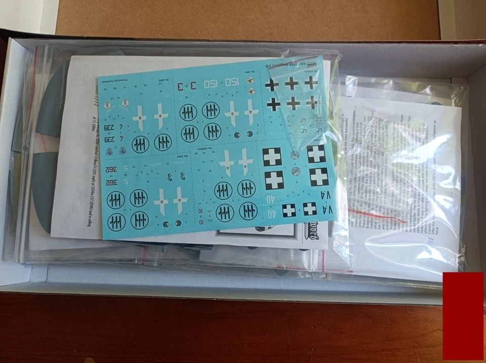 Sword Reggiane Fighter 1/72 Sealed Sigillato 6 Reggiane kits inside - Immagine 2 di 4