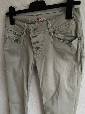 Buena Vista Malibu Damen Jeans Beige   Größe XS   Stretch Skinny