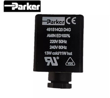 New PARKER 491514Q3 D4G Solenoid Valve Coil 220-240V