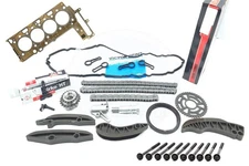 FOR BMW 320d UPPER LOWER DIESEL TIMING CHAIN KIT ROCKER COVER HEAD GASKETS BOLTS