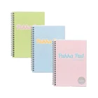 Pukka Pad Pastel A5 Lined Wirebound Jotta Pad Notebook School (Pack of 3)