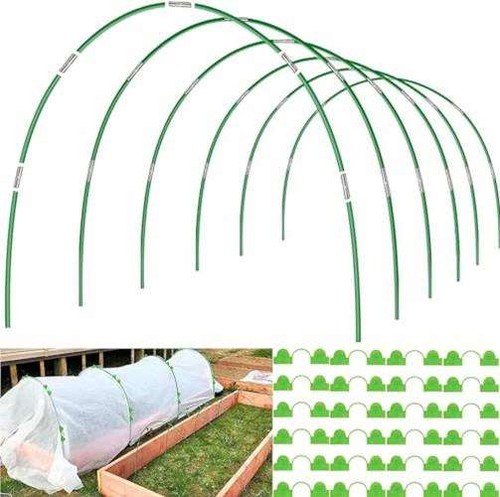 36pcs Garden Hoops for Raised Beds Row Cover, 2.4M  Assorted sizes
