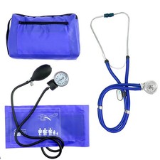 Royal Blue EMI Sprague Rappaport Stethoscope Aneroid Blood Pressure Kit 330