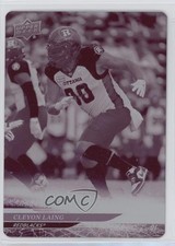 2025 Upper Deck CFL Printing Plate Magenta Achievement 1/1 Cleyon Laing #43 16vq