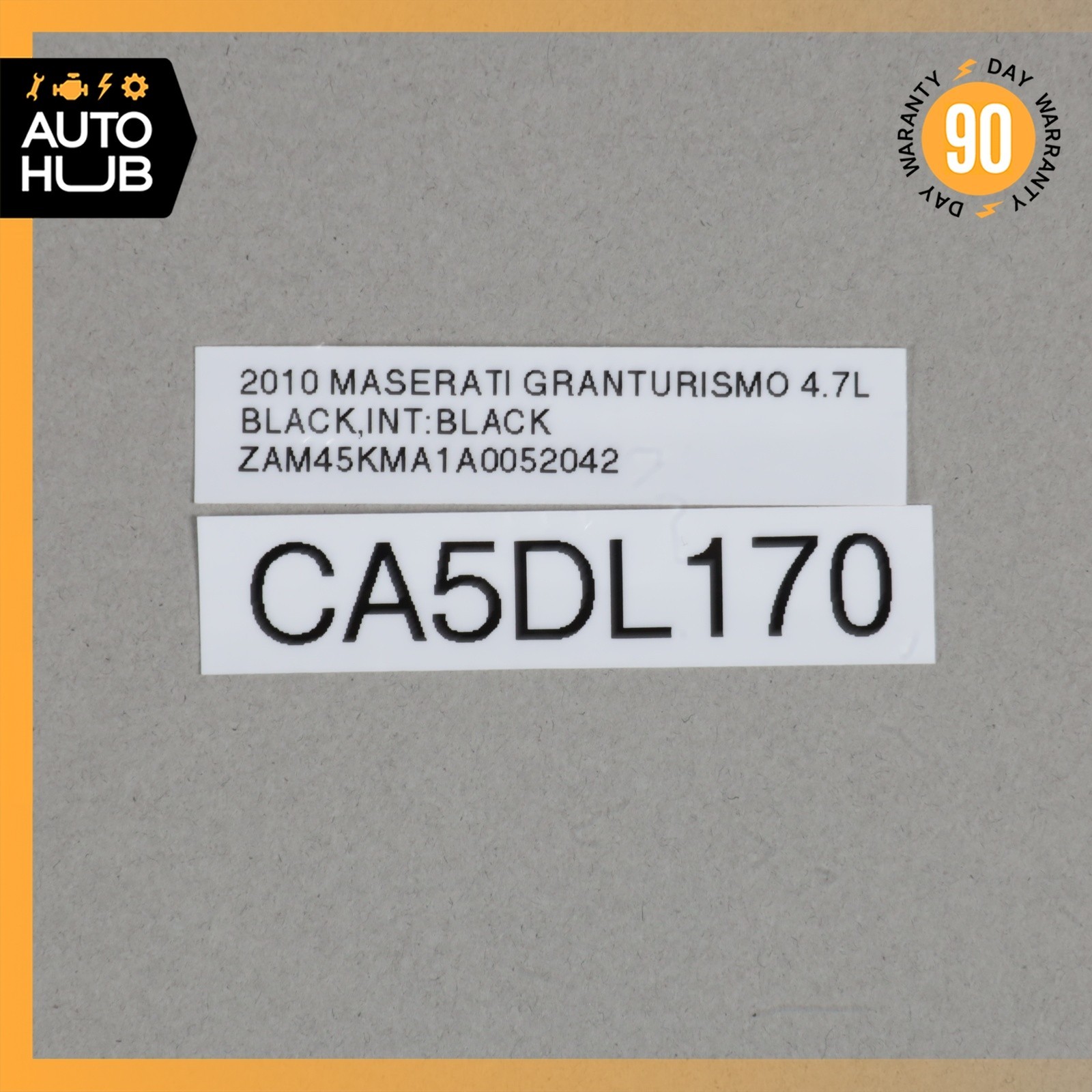 08-19 Maserati GranTurismo M145 Front Left Side Door Panel Trim 80251400 OEM