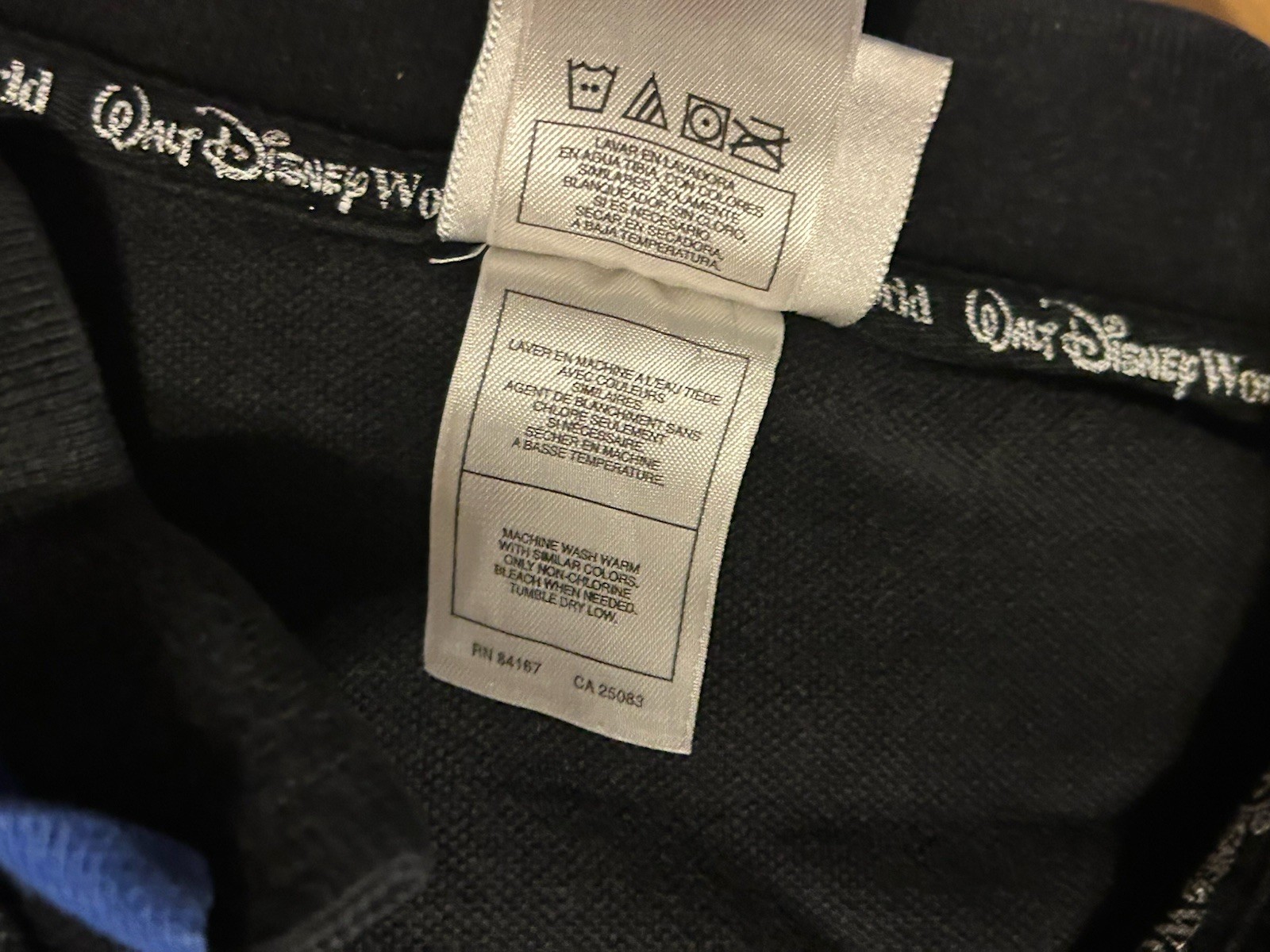 VTG Walt Disney World Polo Shirt Men 2XL Black Short Sleeve Castle Fireworks thumbnail 11