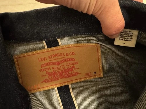 Levi’s x BEAMS Men’s Super Wide Type 1 Trucker size M Fall 2021 image 4