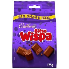 Cadbury Bitsa Wispa 175G (Pack Of 2)- Perfect For Sharing I Free Delivery