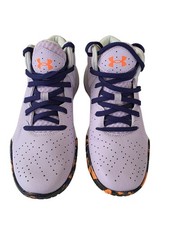 Under Armour Jet '21 Unisex Kid's Basketball Shoes Size 5 Y Purple 3024795-503