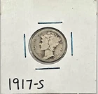 1917 S  Mercury Dime - 109 Years Old!!  ☆ BELOW SILVER VALUE ☆