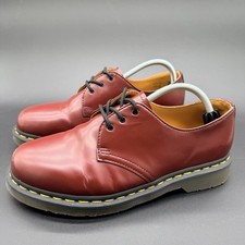 Dr. Martens 1461 Oxblood Cherry Red Leather Oxford Shoes Mens US 10 3 Eye