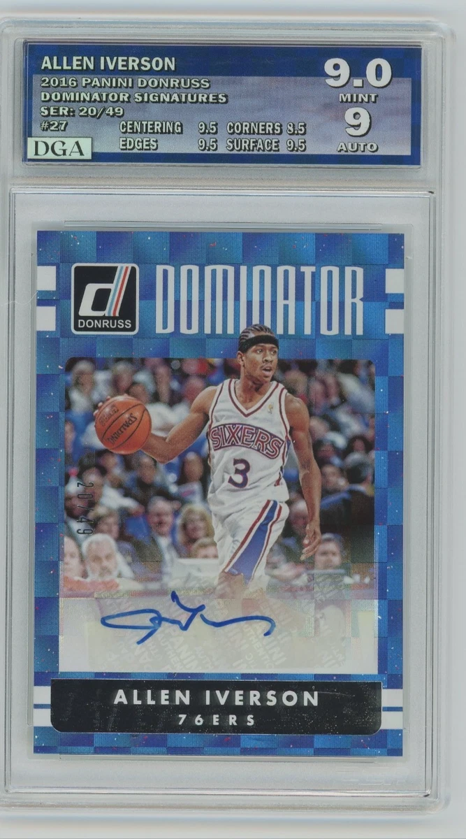 25+ Panini Allen Iverson Basketball Autographed Sports Trading