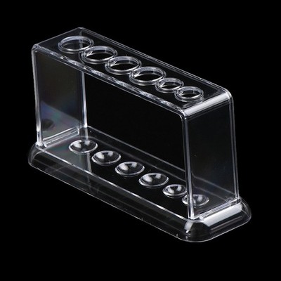 Plastic Clear Test Tube Rack 6 Holes Stand Lab Test Tube Stand ShelAY