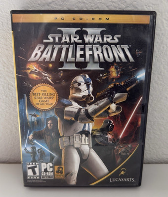 Star Wars Battlefront II PC (2005) CIB Complete 4-Disc Set w/ Manual Read Tested