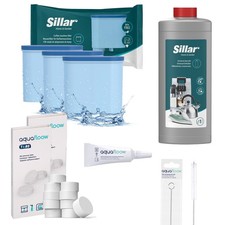 Pflegeset für Philips Saeco Kaffeevollautomat – 3x Wasserfilter, Entkalker, Tabs