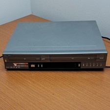Go Video VR3840 DVD Recorder VCR Combo Hi-Fi Silver Plays DVD VHS