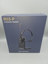 RownFusny R03-P Computer Headset with Microphone Noise Cancelling Bluetooth NEW