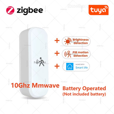 Tuya Zigbee Human PIR Motion Sensor Light Infrared Detector with Temperature Hum