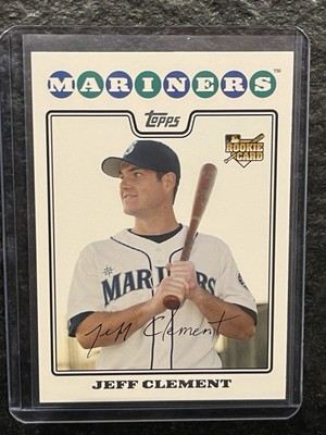 2008 Topps  Jeff Clement #286 Rookie Seattle Mariners Baseball Card