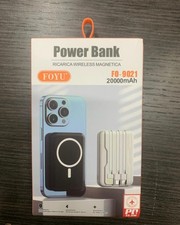 Foyu Power Bank 20000mAh FO-9021 Ricarica Wireless Magnetica