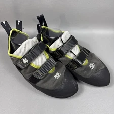 Evolv Defy Climbing Shoes Mens 12 VTR 3D TRAX Rock Bouldering Gray Hook Loop