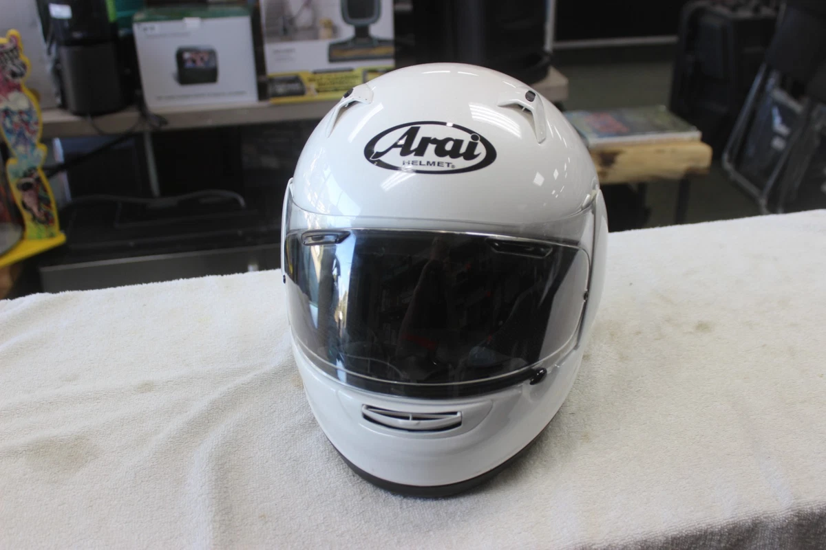 Arai White M Size Motorcycle & Powersports Helmets for sale | eBay